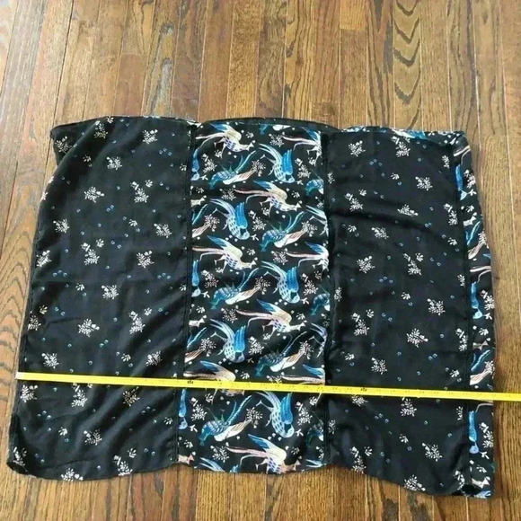 American Eagle Vintage Infinity Scarf w/ Peacock Design - Picture 6 of 10